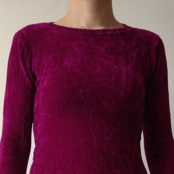 Reitmans - Fuzzy Raspberry Sweater - Picture 3 of 5